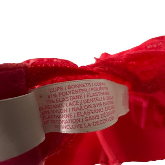 Victoria's Secret Dream Angels push-up bra with lace and rhinestones Size 34DDD - Picture 7 of 7